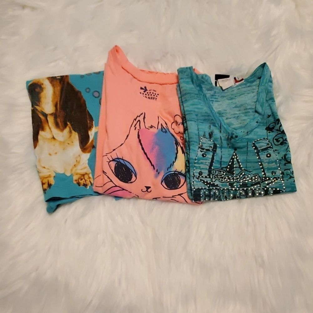 Old Navy Girls short sleeve t-shirt bundle